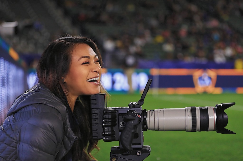 Maningat first LA Galaxy game